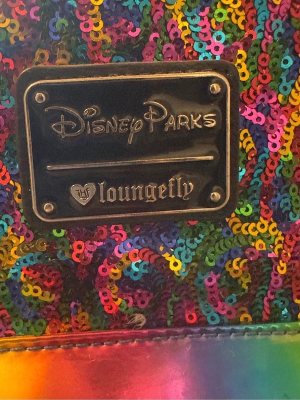 Disney Multicolor Sequin Loungefly Wallet